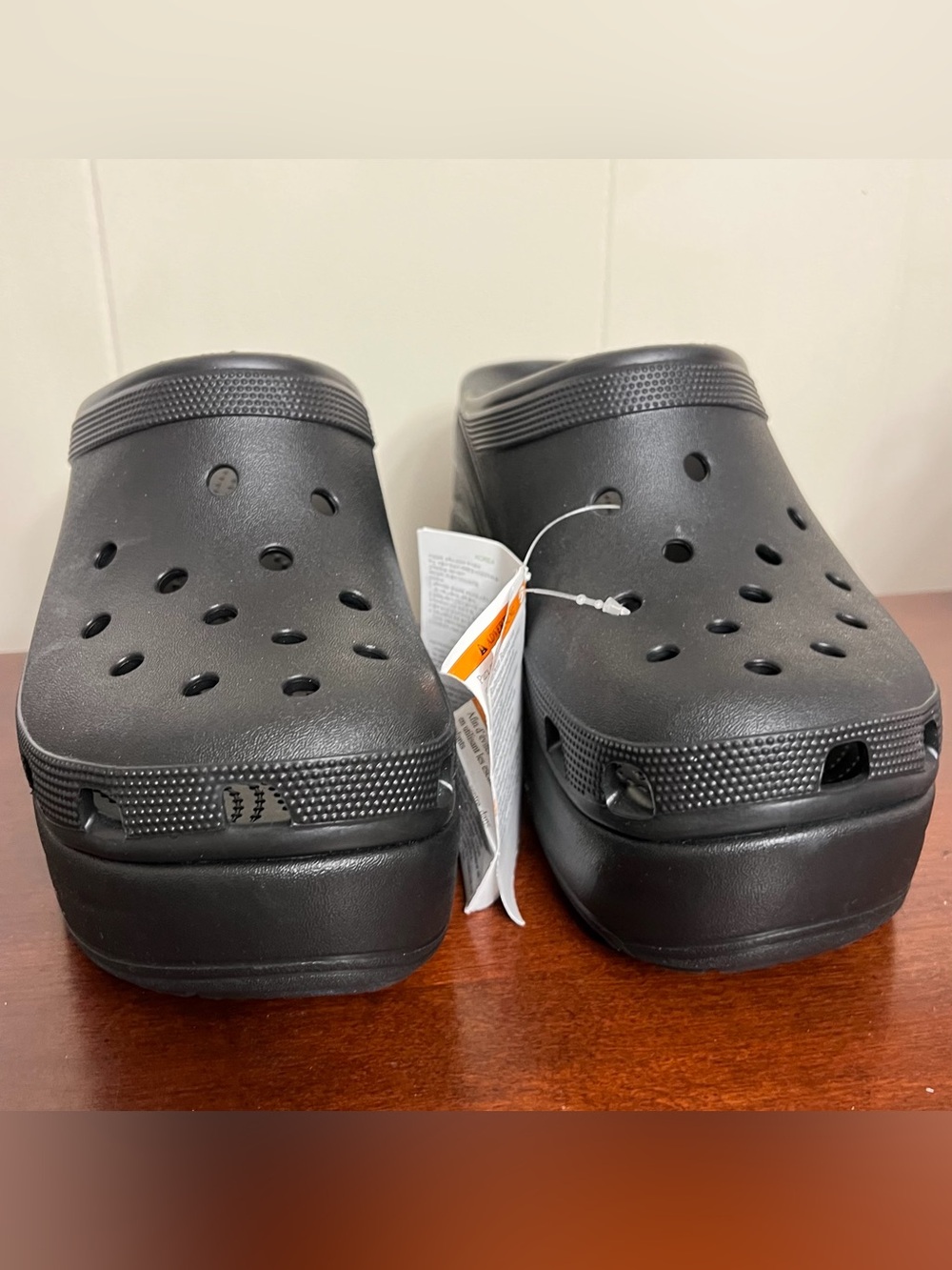 Crocs Siren Clog 208547 Black Platform Chunky Heel Mules Men's 11 / Women's 13 - Picture 6 of 10